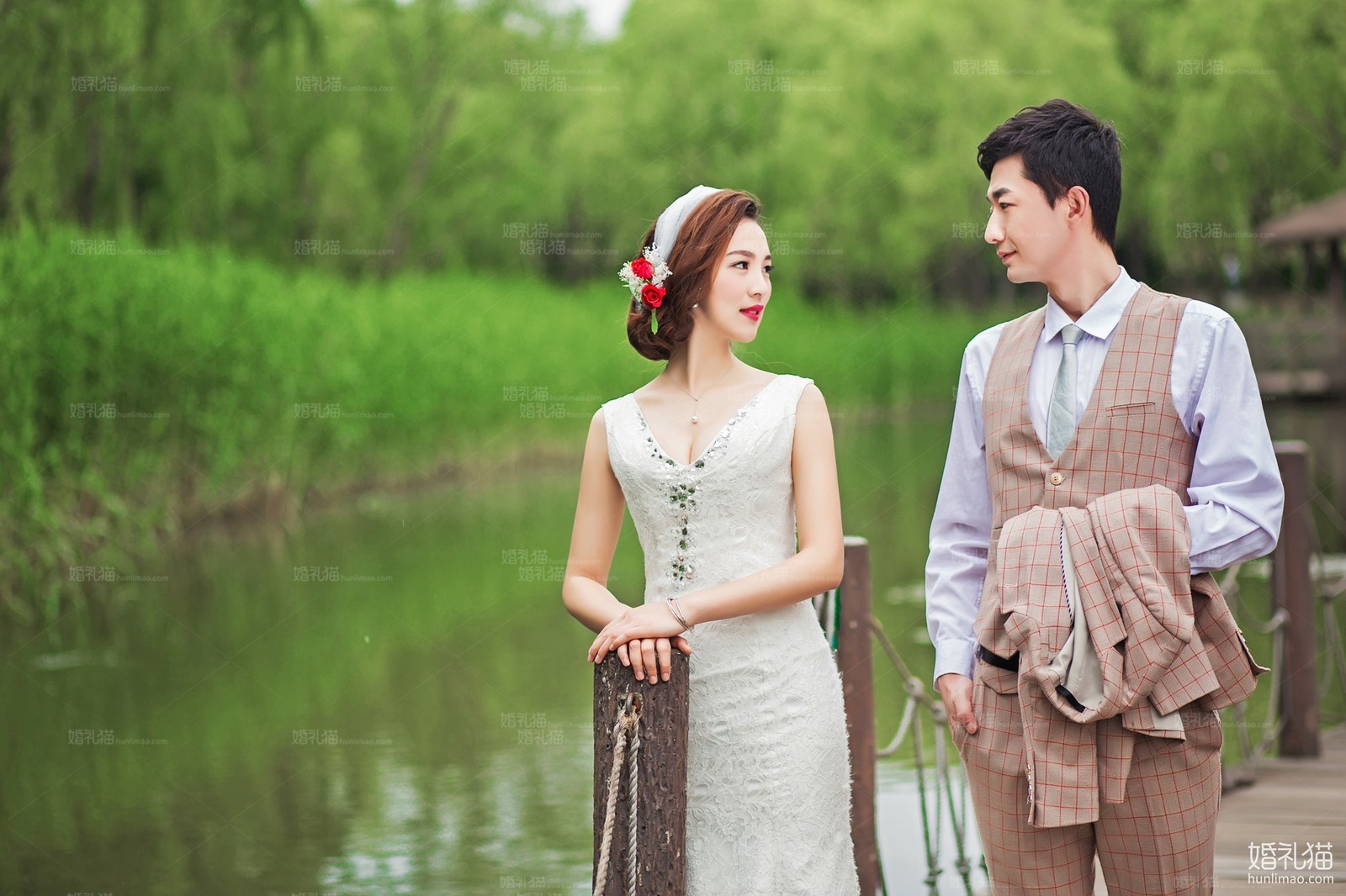 森系婚纱照|湖景婚纱摄影,[湖景, 森系],上海婚纱照,婚纱照图片